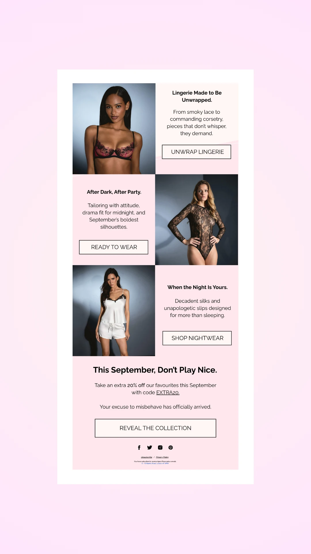 Email marketing example 1